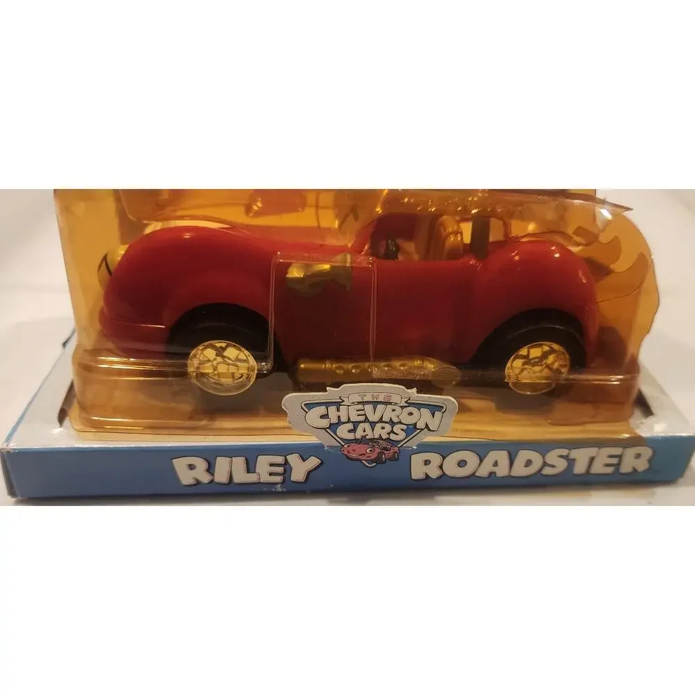 Vintage Riley Roadster Toy Car New In Original Package Yellowed Broken Plastic
